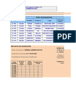 Nomina administrativa Cuídate C.A. 01-15 marzo 2021