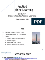 Applied Machine Learning