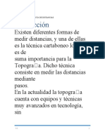 Medición de distancias mediante el método de cartaboneo