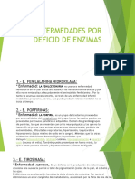 Enfermedades Por Deficid de Enzimas