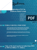 Application of Iot in Radisson Hotel Group