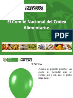 Sesión de Capacitación Sobre El Codex Alimentarius 2013