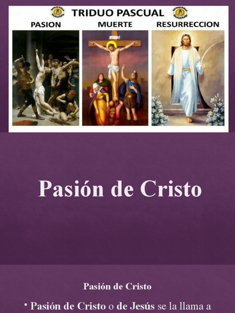 Pasión, Muerte y Resurrección de Jesús | PDF