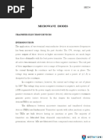 Electronics-Communication Engineering Microwave-Engineering Microwave-Diodes Notes