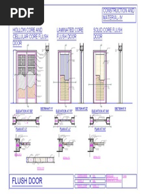 Flush Door Sheet 1