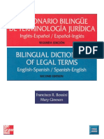 Bilingual Dictionary of Legal Terms • Diccionario Bilingüe de Terminología Jurídica (English-Spanish Spanish-English • Ingles-Español Español-Ingles) by Francisco Ramos Bossini, Et. Al. (Z-lib.org)