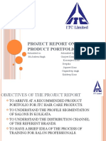 Project Report On Product Portfolio of I