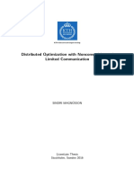 Distributed Optimization With Nonconvexities and Limited Comm - PhDthesis2016