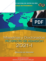 Prospecto Posgrado 2021-1