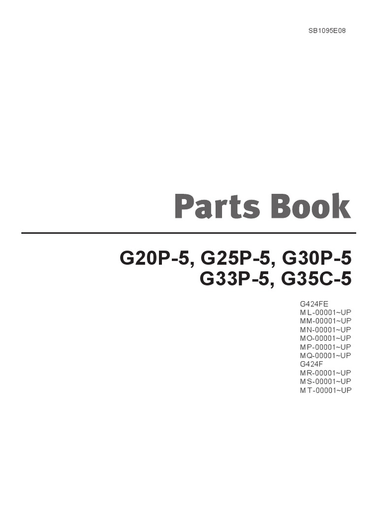 G20 25 30 33P-5 G35c-5doosan | PDF | Ignition System | Brake