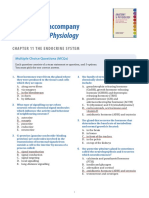 Anatomy and Physiology: Questions To Accompany