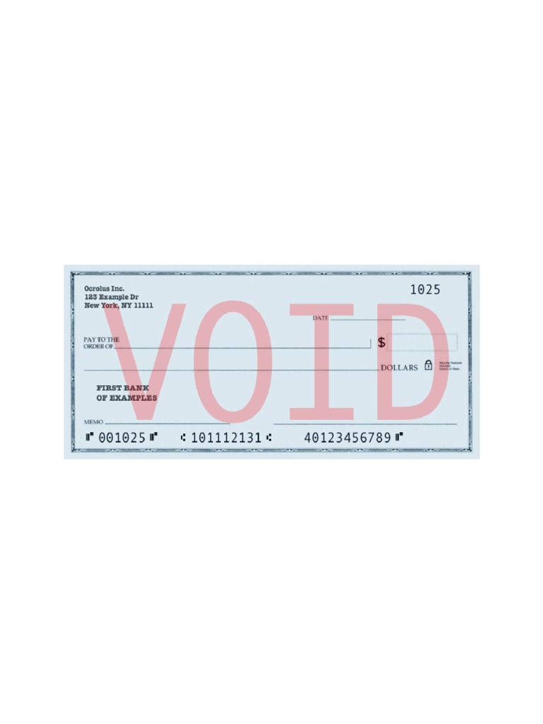 Voided Checks PDF