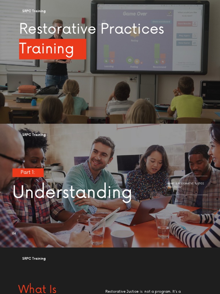 SRPC Restorative Practices Training | PDF | Restorative Justice | Justice