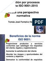 Enfoque Por Procesos La Norma Iso 9001 2015 Abril 13 de 2020