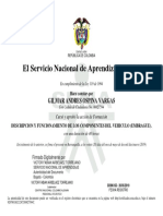 El Servicio Nacional de Aprendizaje SENA: Gilmar Andres Ospina Vargas
