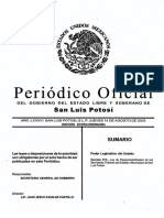 Decreto 573 - Ley de Responsabilidades de Los Servidores Publicos Del Estado y Municipios de San Luis Potosi (14-Ago-2003)