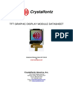 Crystalfontz: TFT Graphic Display Module Datasheet