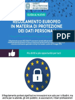 Guida Al Nuovo Regolamento Europeo in Materia Di Protezione Dati