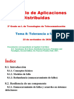 Desarrollo de Aplicaciones Distribuidas: Tema 8: Tolerancia A Fallas