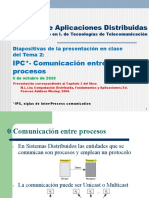 Desarrollo de Aplicaciones Distribuidas: IPC - Comunicación Entre Procesos