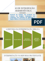 Curso de Introdução A Hermenêutica Bonus