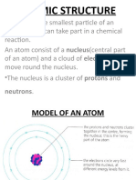 Atomic Structure and Ionic Bonding