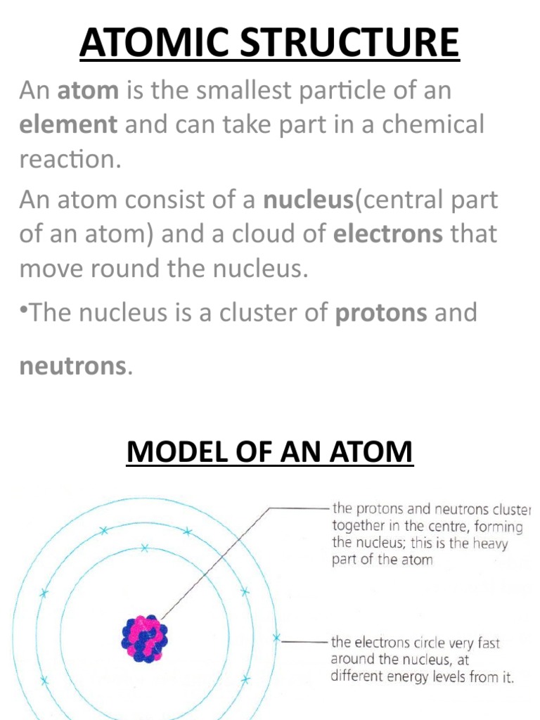 Atomic Structure Power Point | PDF | Ion | Chemical Bond