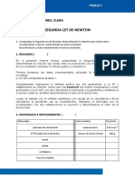 Informe 2da Ley de Newton