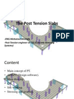 The Post Tension Slabs: - ENG - Mohamed Mostafa. - Post Tension Engineer at CSS (Concrete Stressing Systems)