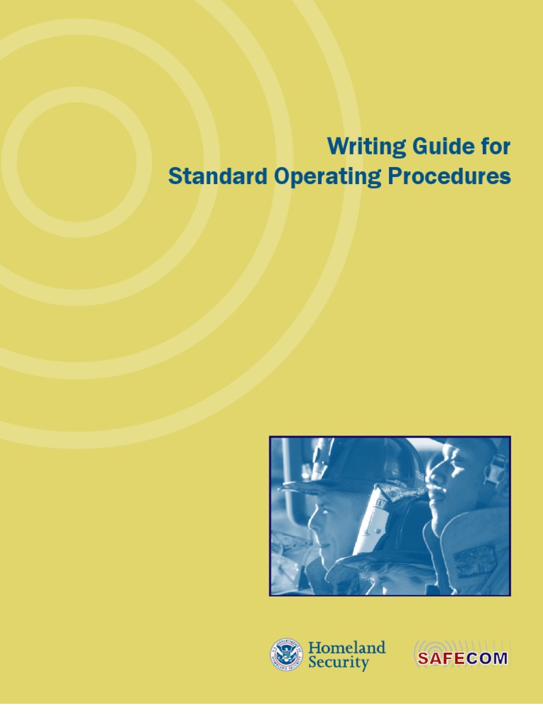 Writing Guide For Standard Operating Procedures | PDF ...