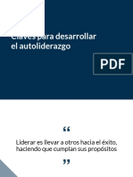 2 3 Claves para Desarrollar El Autoliderazgo PPTX