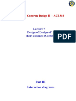 Reinforced Concrete Design II - ACI 318: Design of Design of Short Columns (Cont)