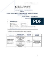 Guia Foro Debate y Argumentación Farmacología 2021 - I