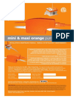 Mini & Maxi Orange Pump: / Bomba