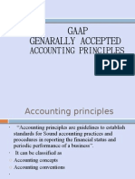 Gaap Genarally Accepted: Accounting Principles