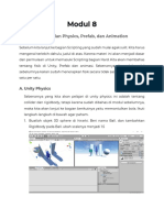 Modul 8 - Pengenalan Physics, Prefab, Dan Animation