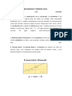 Correlacion, Regresion y Prediccion