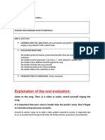 Explanation of The Oral Evaluation:: Subject: English Grade: 4 Grade B Teacher: Miss Giannina Paffetti Montalva