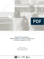 Guía de Recomendaciones. Políticas Públicas e Intervención Psicosocial Con Infancia Migrante en Chile