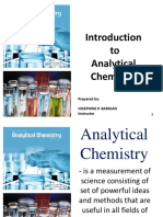 Introduction to Analytical Chemistry