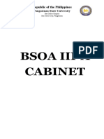 Bsoa Iii-A Cabinet: Republic of The Philippines