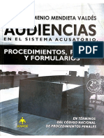 Audiencias en El Sistema Penal Acusatorio Epigmenio Mendieta Valdez