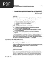 W4-Module4 Disorders Diagnosed in Infancy, Childhood and Adolescence