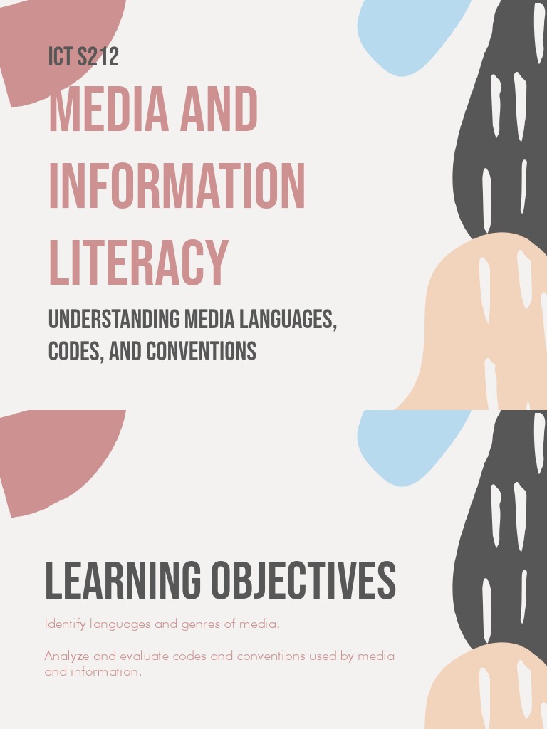 Media Literacy: Analyzing Codes & Conventions | PDF | Mass Media ...