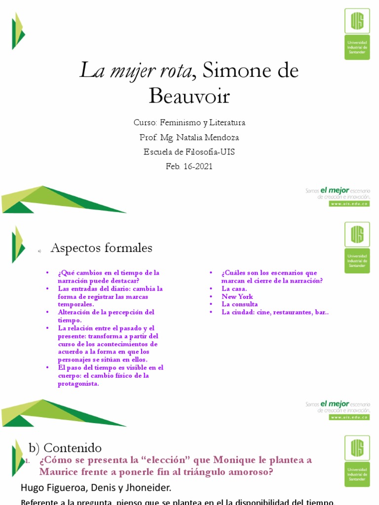 La Mujer Rota, Simone de Beauvoir - Feb16 | PDF | Soledad | La ...