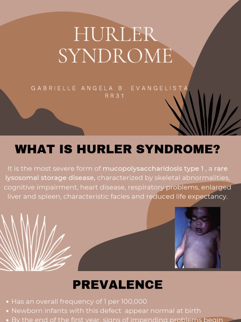 Overview of Hurler Syndrome | PDF | Medical Genetics | Genetic Disorder
