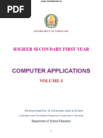 Computer Applications Vol - 1 EM - WWW - Governmentexams.co - in