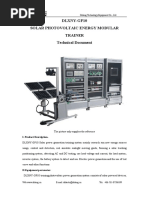 Solar Photovoltaic Energy Modular Trainer Dlxny-Gf10