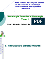 Metalurgia Extrativa e Siderurgia Tomo II - Alunos PDF