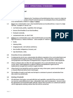 Section 2 - Operational Standards: OS/05: Preparation of Food